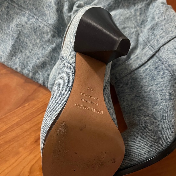 Isabel marant learon over the knee denim boots - Picture 9 of 11